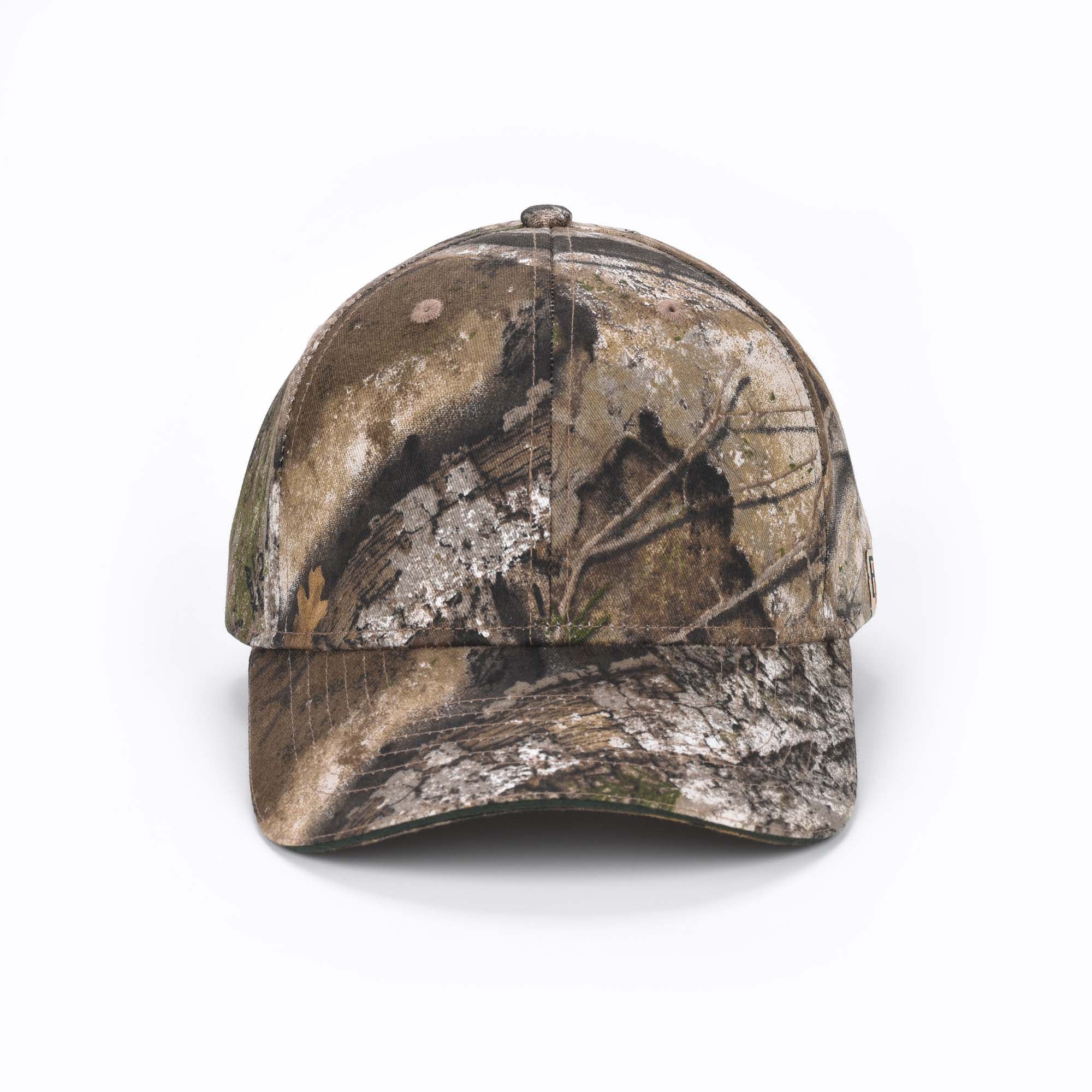 Bell Rangers Realtree APX Camo Baseball Cap Hat 100% Cotton Twill (Peached)