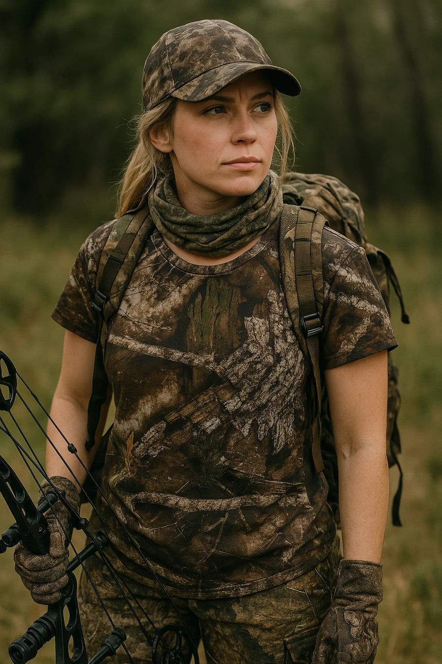 Bell Rangers Baseballkappe - Realtree APX Camouflage, 100% Baumwolle