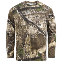 Realtree APX Comouflage Long Sleeve Cotton Blend Unisex Adult Tee