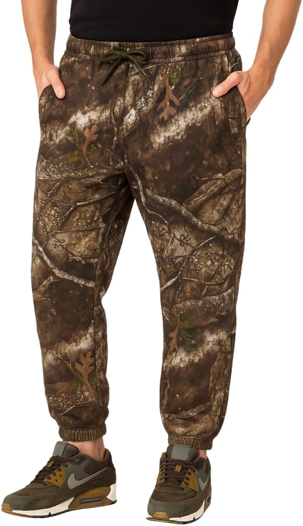 Realtree APX Unisex Camo Joggers Polyester Hunting Pants