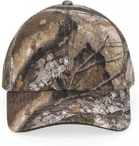 Bell Rangers Realtree APX Camo Baseball Cap with Plain Camo Cap With Green Visor