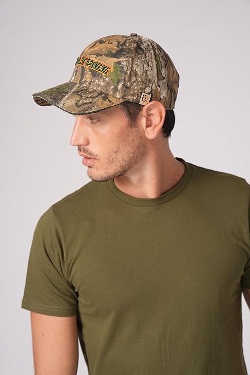 Bell Rangers Realtree APX Camo Baseball Cap with 3d Realtree Embroidered Emblem With Usa Flag