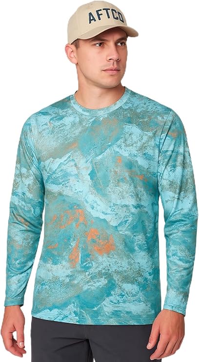 Realtree Xtreme Long Sleeve Fishing Crewneck Tees for Men