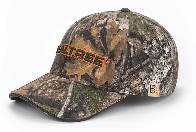 Bell Rangers Realtree APX Camo Baseball Cap with 3d Realtree Embroidered Emblem With Usa Flag