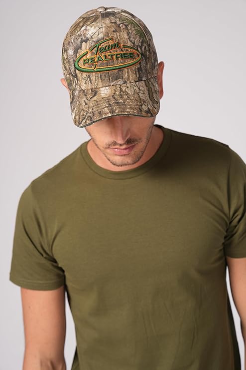 Bell Rangers Realtree APX Camo Baseball Cap with 3d Team Realtree Embroidered Emblem With Circle