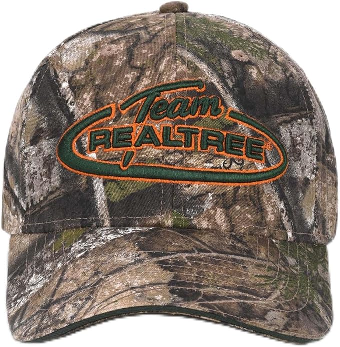 Bell Rangers Realtree APX Camo Baseball Cap with 3d Team Realtree Embroidered Emblem With Circle
