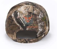Bell Rangers Realtree APX Camo Baseball Cap with Plain Camo Cap With Green Visor