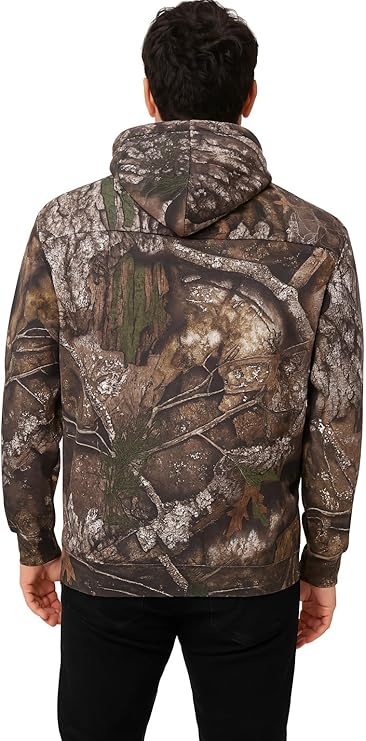 Realtree Apx Camo Premium Performance Pullover Hoodies with Zippered Pocket