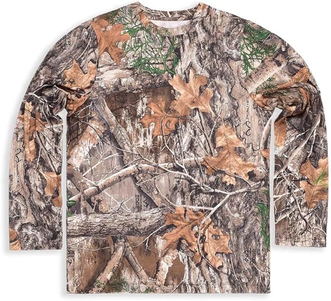 Bell Rangers Unisex Realtree APX Camo Long Sleeve Cotton Blend Adult Tee