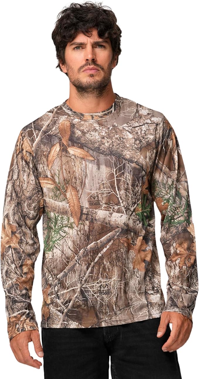 Bell Rangers Unisex Realtree APX Camo Long Sleeve Cotton Blend Adult Tee