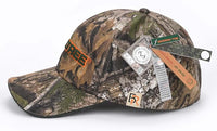 Bell Rangers Realtree APX Camo Baseball Cap with 3d Realtree Embroidered Emblem With Usa Flag