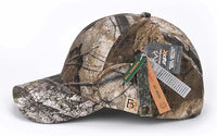 Bell Rangers Realtree APX Camo Baseball Cap with Plain Camo Cap With Green Visor