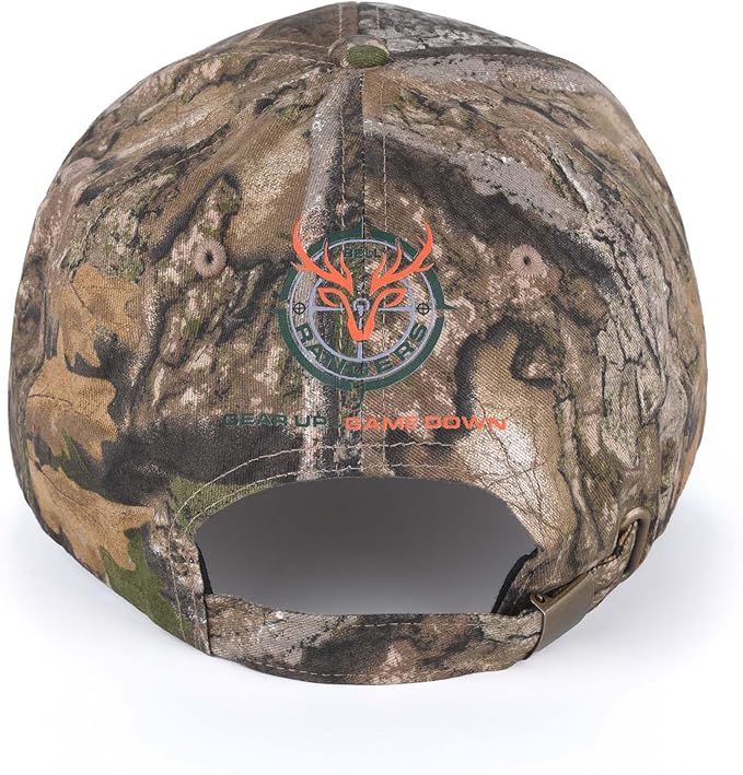 Bell Rangers Realtree APX Camo Baseball Cap with Flat Realtree Embroidered Emblem