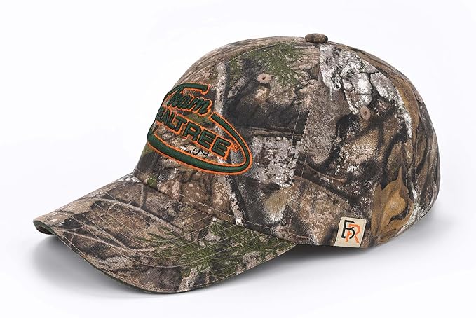 Bell Rangers Realtree APX Camo Baseball Cap with 3d Team Realtree Embroidered Emblem With Circle