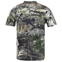 Mossy Oak Mountain Country Youth Camo Short Sleeve Cotton Crewneck Unisex Tee for Kids
