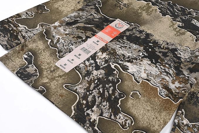 Realtree EXCAPE Youth Camo Crewneck Long Sleeve Unisex Kids Tee