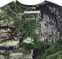 Mossy Oak Mountain Country Youth Camo Crewneck Long Sleeve Unisex Kids Cotton Tee