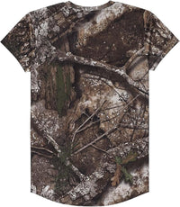 Realtree APX Women’s Camo Short Sleeve Crewneck Polyester Shirt Outdoor Hunting Performance Tee
