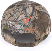 Bell Rangers Realtree APX Camo Baseball Cap with 3d Realtree Embroidered Emblem With South Carolina Flag