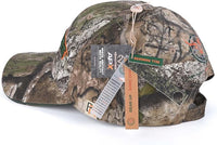 Bell Rangers Realtree APX Camo Baseball Cap with 3d Realtree Embroidered Emblem With South Carolina Flag