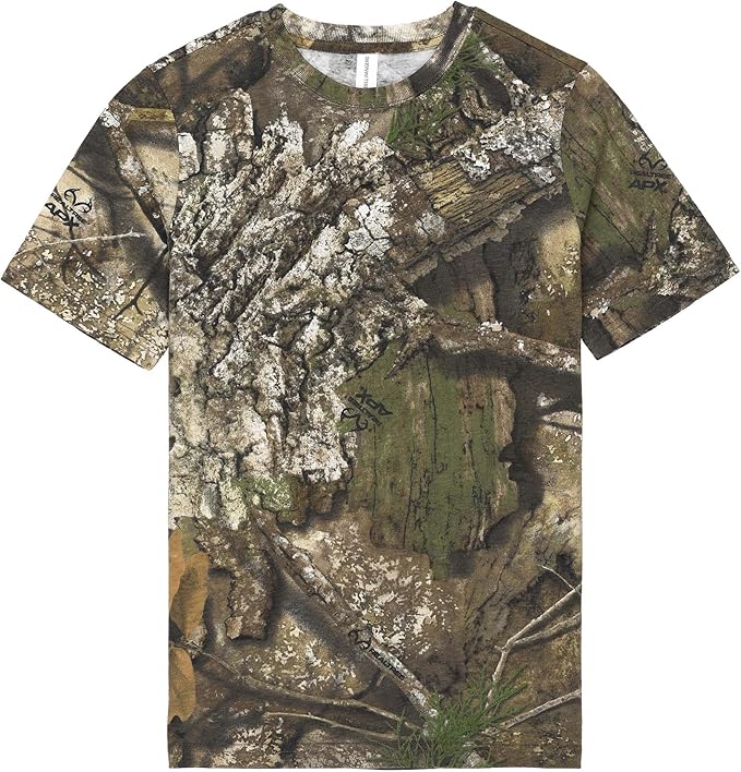 Realtree APX Youth Camo Short Sleeve Crewneck Blanks T-Shirt