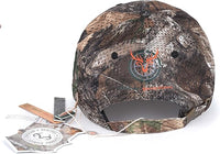 Bell Rangers Realtree EDGE Camo Baseball Cap with Plain Perforated Cap With Green Visor