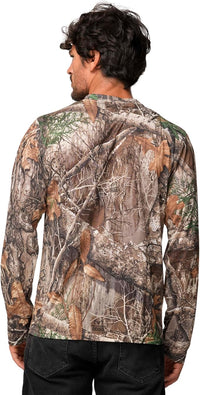 Bell Rangers Unisex Realtree APX Camo Long Sleeve Cotton Blend Adult Tee