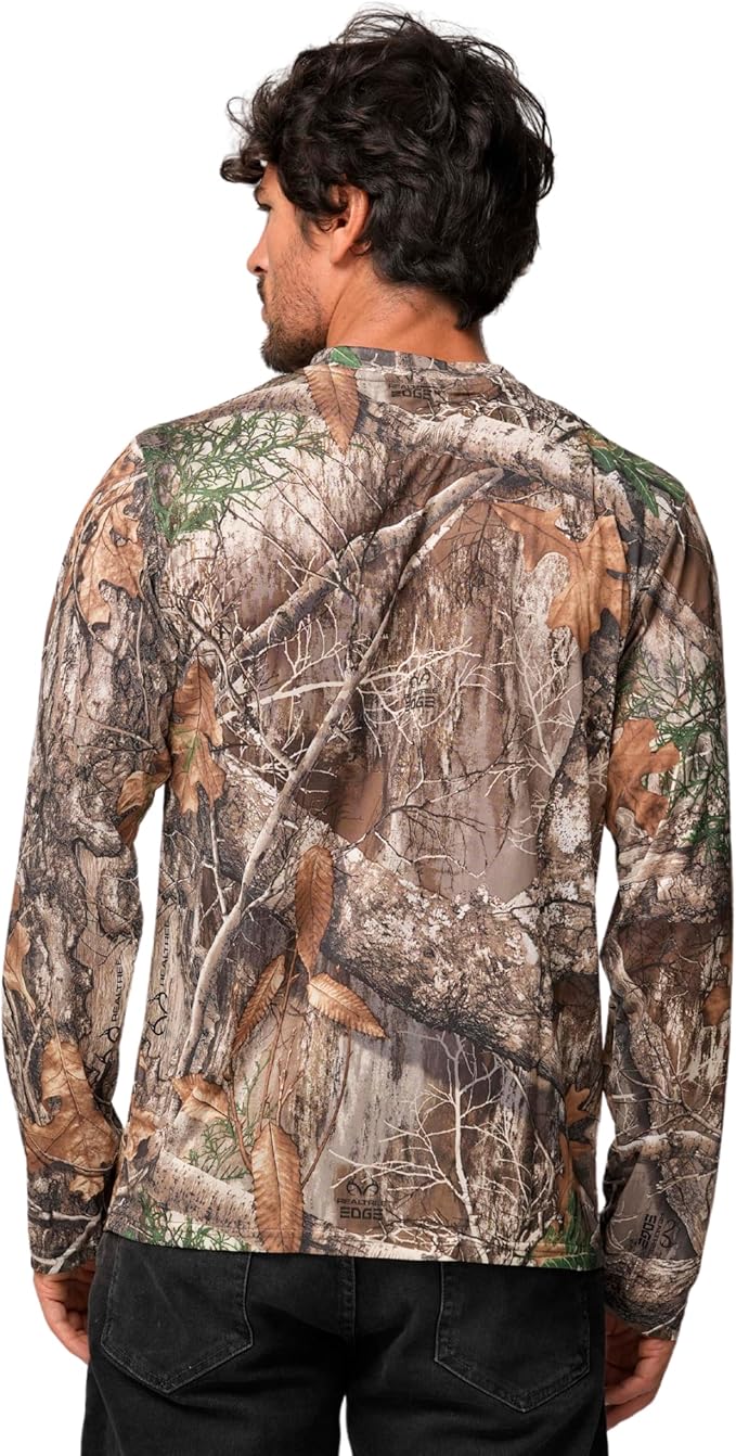 Bell Rangers Unisex Realtree APX Camo Long Sleeve Cotton Blend Adult Tee
