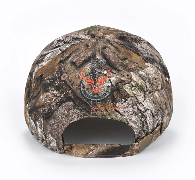 Bell Rangers Realtree APX Camo Baseball Cap with 3d Team Realtree Embroidered Emblem With Circle