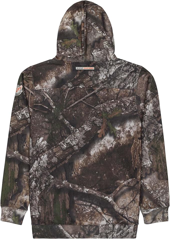 Realtree Apx Camo Premium Performance Pullover Hoodies with Zippered Pocket