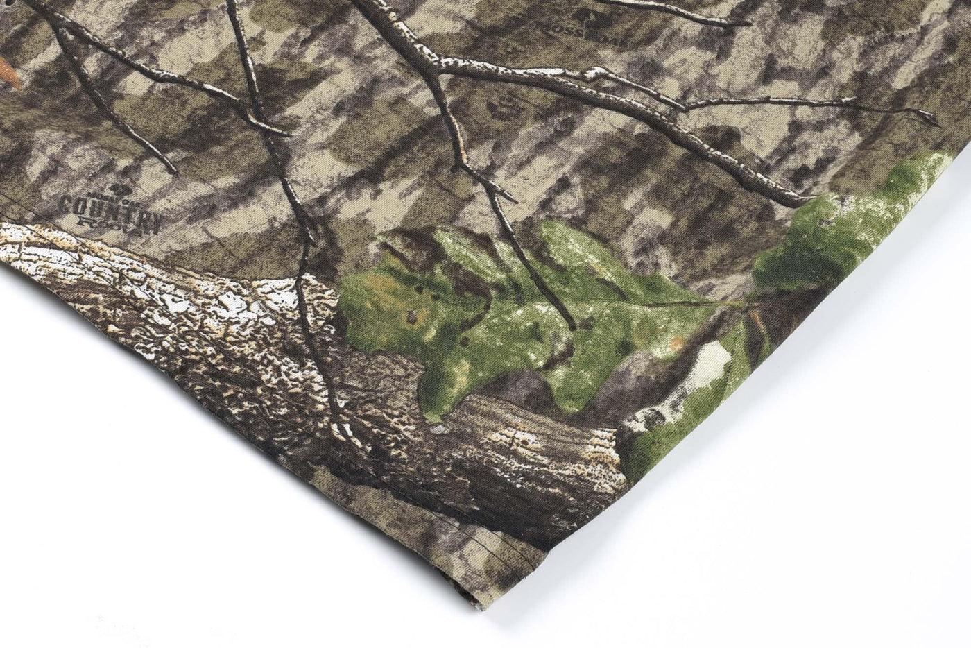 Mossy Oak Country Roots Youth Camo Short Sleeve Cotton Crewneck Unisex Tee for Kids