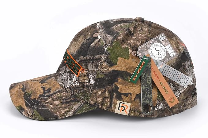 Bell Rangers Realtree APX Camo Baseball Cap with 3d Realtree Embroidered Emblem