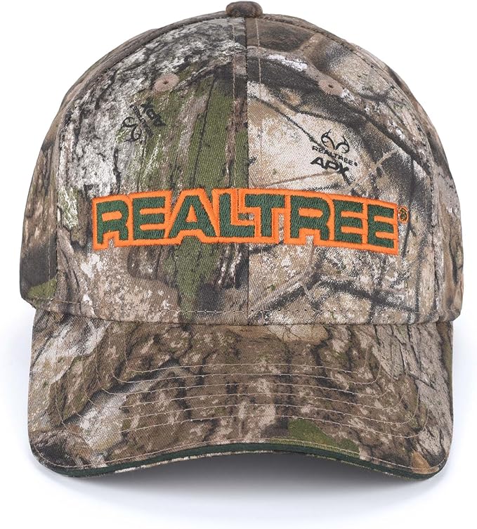 Bell Rangers Realtree APX Camo Baseball Cap with Flat Realtree Embroidered Emblem