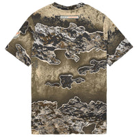 Realtree Excape Youth Camo Short Sleeve Cotton Crewneck Unisex Tee for Kids