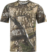 Realtree APX Youth Camo Short Sleeve Cotton Crewneck Unisex Tee for Kids