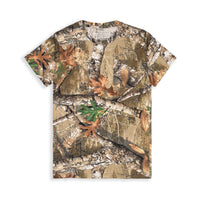 Bell Rangers Realtree Camouflage Short Sleeve Shirt for Men and Women Hunting Camo Crewneck Tee (US, Alpha, 3X-Large, Regular, Regular, Cotton Blend)