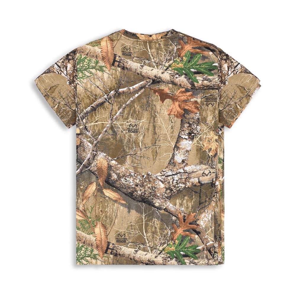 Bell Rangers Realtree Camouflage Short Sleeve Shirt for Men and Women Hunting Camo Crewneck Tee (US, Alpha, X-Large, Regular, Regular, Cotton Blend)