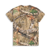 Bell Rangers Realtree Camouflage Short Sleeve Shirt for Men and Women Hunting Camo Crewneck Tee (US, Alpha, X-Large, Regular, Regular, Cotton Blend)