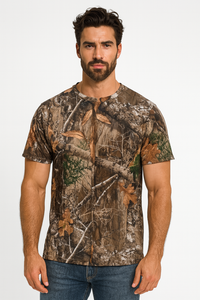 Realtree and Mossy Oak Camouflage Short Sleeve Unisex Adult Tee