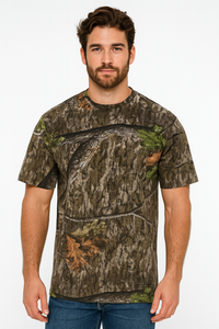 Realtree and Mossy Oak Camouflage Short Sleeve Unisex Adult Tee