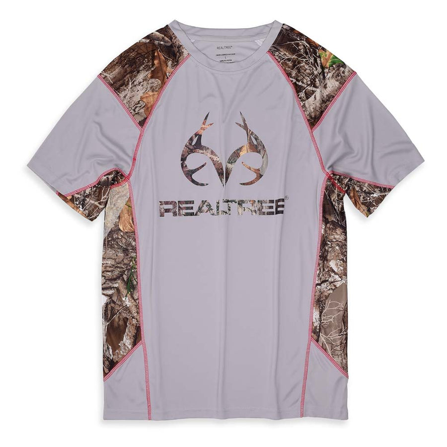 Realtree EDGE Camouflage Short Sleeve Polyester Unisex Adult Tee