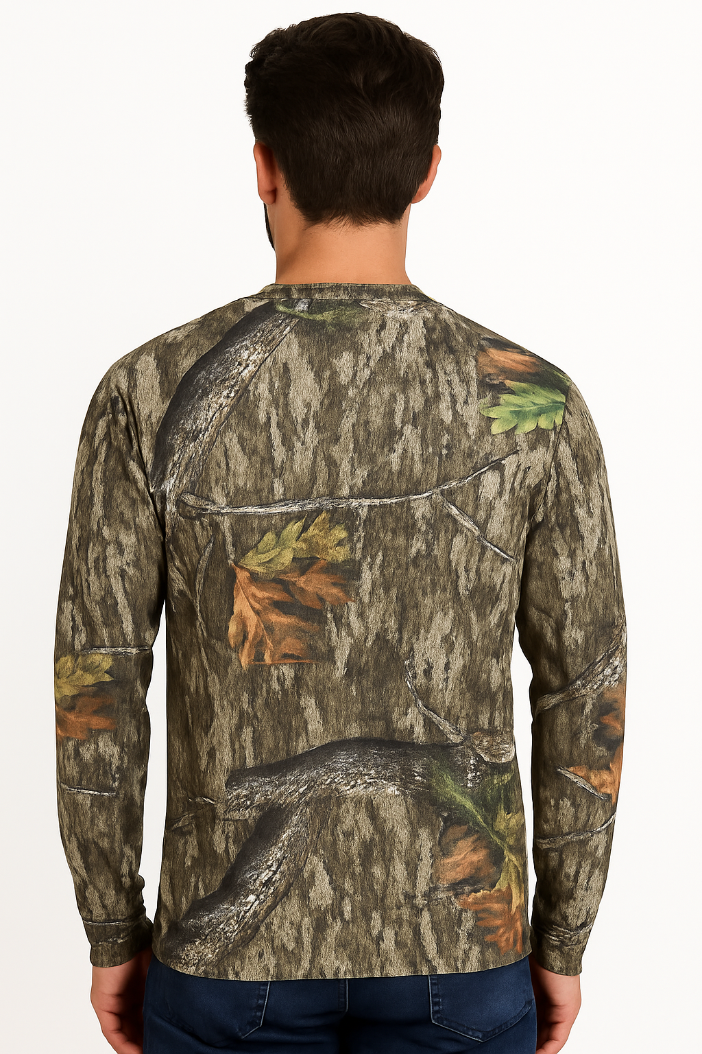 Bell Rangers Unisex Realtree APX Camo Long Sleeve Cotton Blend Adult Tee