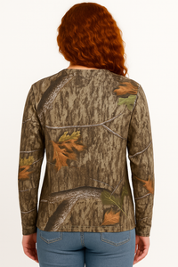 Bell Rangers Unisex Realtree APX Camo Long Sleeve Cotton Blend Adult Tee