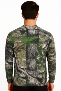 Bell Rangers Unisex Realtree APX Camo Long Sleeve Cotton Blend Adult Tee