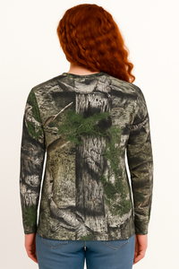 Bell Rangers Unisex Realtree APX Camo Long Sleeve Cotton Blend Adult Tee