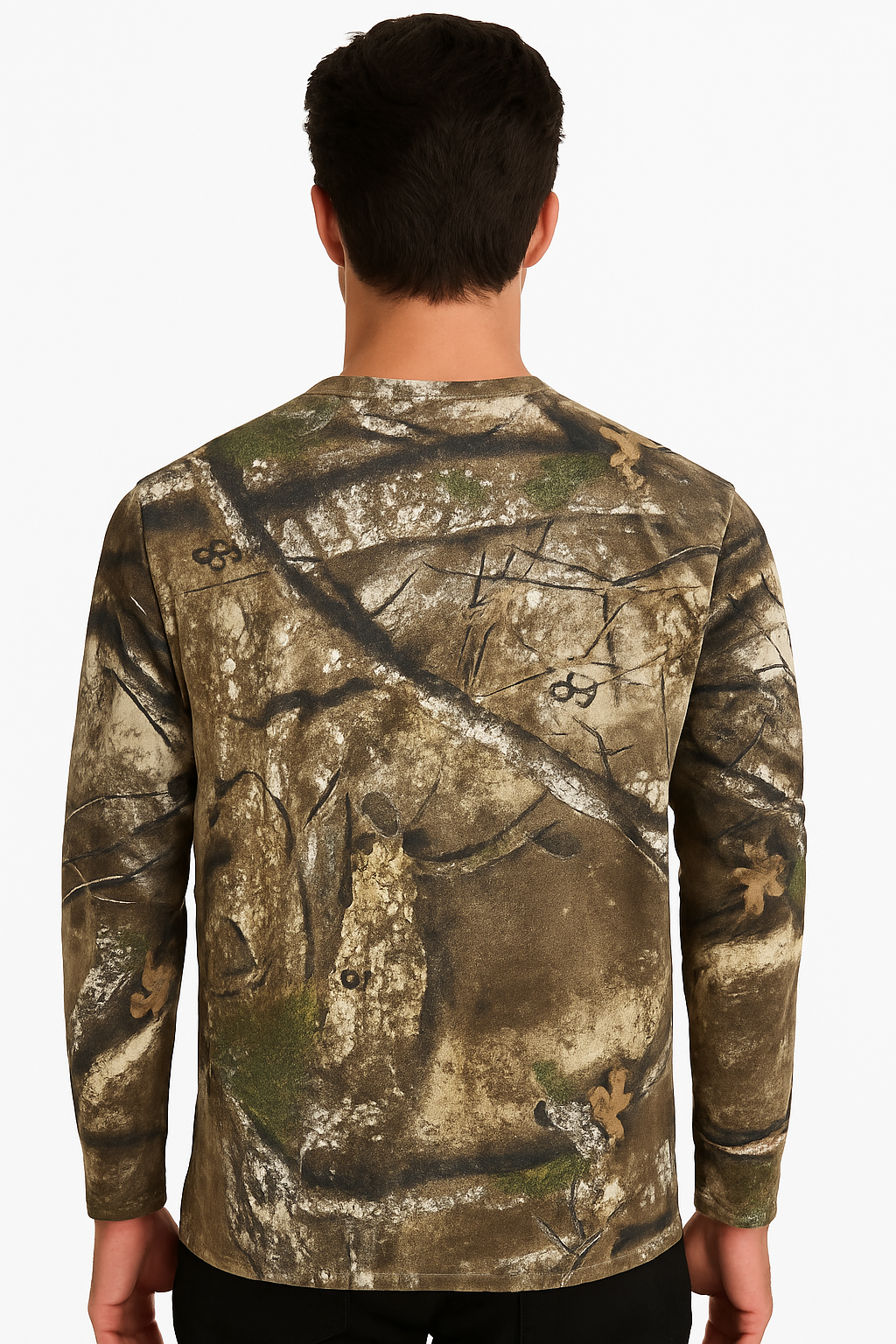 Bell Rangers Unisex Realtree APX Camo Long Sleeve Cotton Blend Adult Tee
