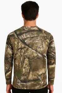 Bell Rangers Unisex Realtree APX Camo Long Sleeve Cotton Blend Adult Tee