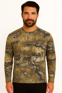 Bell Rangers Unisex Realtree APX Camo Long Sleeve Cotton Blend Adult Tee