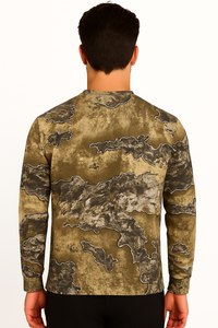 Bell Rangers Unisex Realtree APX Camo Long Sleeve Cotton Blend Adult Tee