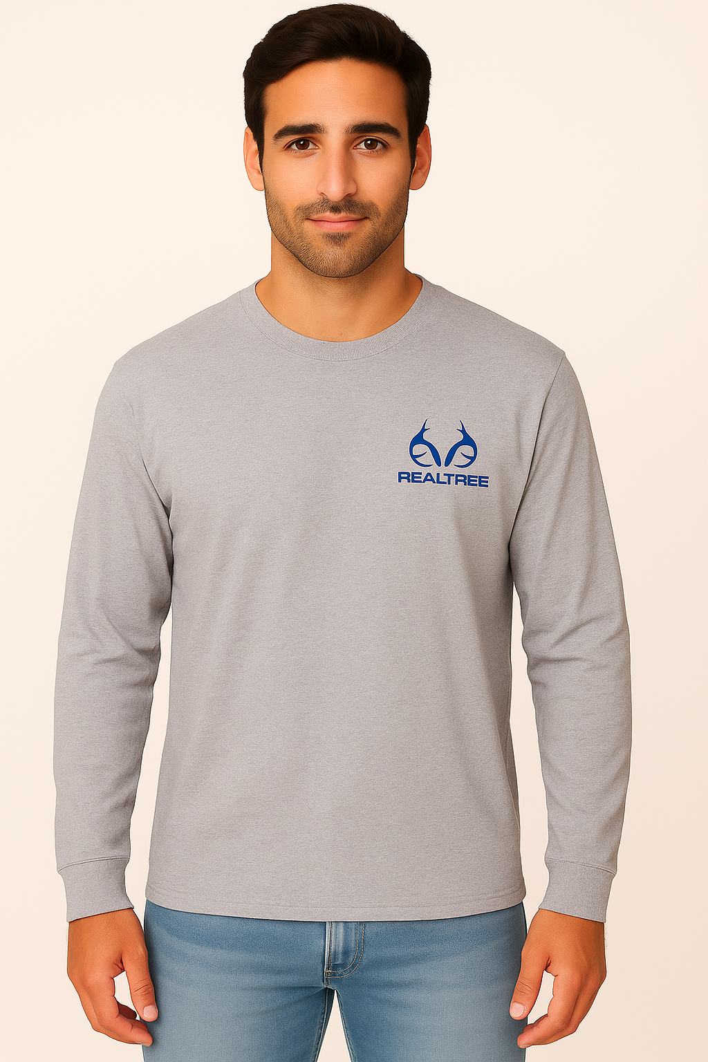 Bell Rangers Realtree Patriotic Deer Hunter Long Sleeve Tee – Unisex Cotton Blend